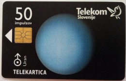Slovenia 50 Units Chip Card - Uran / Od Vrat Do Vrat ( Posta ) - Eslovenia