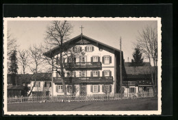 Foto-AK Schliersee, Blick Auf Ein Haus, 1933  - Schliersee