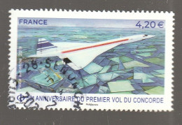 FRANCE 2019 - 50E ANNIVERSAIRE DU PREMIER VOL DU CONCORDE OBLITERE YT PA  83 - 1960-.... Afgestempeld