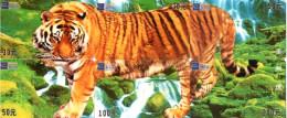 Tigre Animal   Puzzle 6 Télécartes Chine Phonecard (P 69) - China