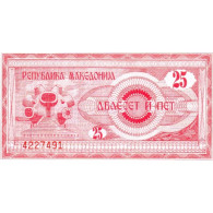 MACEDOINE - PICK 2 A - 25 DENAR - 1992 - Noord-Macedonië