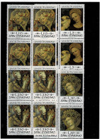 SAN MARINO ,"Natale" ,serie Completa MNH In Quartina ,qualita Ottima - Unused Stamps