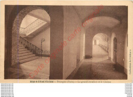 81.  DOURGNE .  Le Grand Escalier Et Le Cloitre . - Dourgne