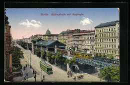 AK Berlin-Schöneberg, Bülowstrasse Mit U-Bahn Und Strassenbahn  - Subway