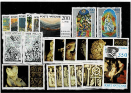 VATICANO ,annata Completa MNH ,qualita Ottima - Nuovi