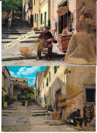 Toscana-livorno-isola D'elba Marina Di Campo Le Scalinate Vedute ( Numero 2 Cartoline Differenti Vedute) - Altri & Non Classificati