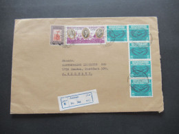 Asien 1967 Jordanien Einschreiben Amman Auslandsbrief Nach Menden / The Hashemite Kindgdom Of Jordan MiF - Giordania