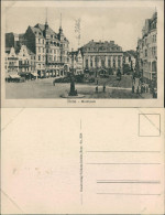 Ansichtskarte Bonn Marktplatz - Geschäfte 1922  - Bonn