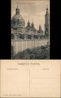 Postales Saragossa Zaragoza Fachada Del Pilar 1912 - Sonstige & Ohne Zuordnung