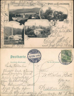 Ansichtskarte Klingenberg (Sachsen) Papierfabrik, Kirche, Stadt 1905 - Klingenberg (Sachsen)