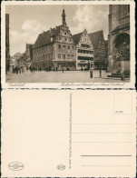 Ansichtskarte Dinkelsbühl Marktplatz 1928 - Dinkelsbuehl