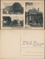 Briesenhorst Wąbrzeźno Gasthaus, Schule, Straße Gorzów   Landsberg Warthe 1924 - Neumark