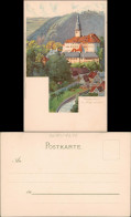 Ansichtskarte Weesenstein (Müglitz) Künstlerkarte 1906 - Weesenstein A. D. Mueglitz