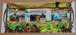 GUINEA 2013, Bears, Animals, Fauna, Miniature Sheet, Used - Bears