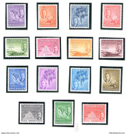 1952 SEYCHELLES Giorgio VI° Set Of 15 SG N° 158/172 MNH** - Autres & Non Classés