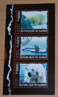 GUINEA 2014, Polar Bears, Animals, Fauna, Miniature Sheet, Used - Osos