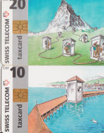 TC18 - 2 CARTES A PUCE SUISSES, Pour 1 Euro - Zwitserland