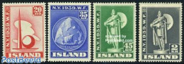 Iceland 1939 World Expo New York 4v, Mint NH, Various - World Expositions - Neufs