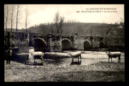 23 - MOUTIER-D'AHUN - LE VIEUX PONT - VACHES - Moutier D'Ahun