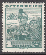 Austria 1934 Mi#584 Mint Hinged Key Stamp Of The Set - Unused Stamps