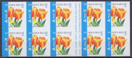 Carnet B54 Non Dentelé ** Fleurs De Buzin Tulipe Orange 2005 (numéro Au Dos) - 2001-…