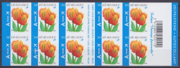 Carnet B92 Non Dentelé ** Fleurs De Buzin  Tulipe Orange 2008 (numéro Au Dos) - 2001-…