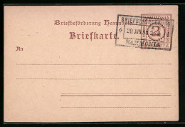 AK Chemnitz, Briefkarte Der Hammonia Private Stadtpost  - Briefmarken (Abbildungen)