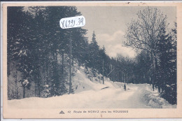 MOREZ- LA ROUTE ENNEIGEE VERS LES ROUSSES - Morez