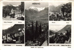 ITALIE - Merano - Padiglione Del Sud America - Arch Bongi - Multi-vues De Différents Endroits - Carte Postale Ancienne - Merano