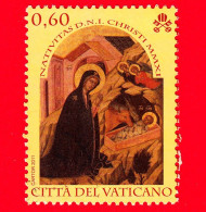 VATICANO - Usato - 2011 - Natale - Natività  - 0,60 - Used Stamps