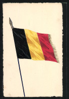 Künstler-AK Belgische Standarte, Wappen  - Genealogy