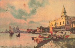ITALIE - Venezia - Riva Degli Schiavoni - Vue Panoramique - Vue Sur La Rive - Des Bateaux - Carte Postale Ancienne - Venezia (Venice)