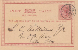 New Zealand: 1885: Postcard Amberley  - Other & Unclassified