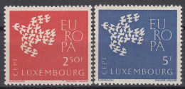 Luxembourg 1961 Europa Mint Never Hinged - Unused Stamps