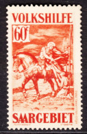 Saar Sarre 1932 Mi#152 Mint Hinged - Neufs