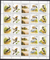 Yugoslavia Republic 1991 Birds Mi#2463-2466 Mint Never Hinged Sheet - Ongebruikt