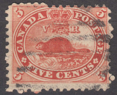 Canada 1859 Animals Beaver Mi#12 Used - Used Stamps