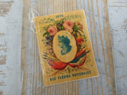 Ancien Almanach Rimmel 1876 Des Fleurs Nationales - Kleinformat : ...-1900