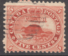 Canada 1859 Animals Beaver Mi#12 Used - Gebruikt