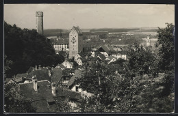 AK Ravensburg, Gesamtansicht Mit Kirche Und Altem Turm  - Ravensburg