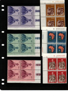 Vatican City Mint Never Hinged Stamps 6 Block Of 4  Lot 61 - Alla Rinfusa (max 999 Francobolli)
