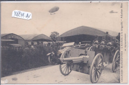 DIRIGEABLES- GRANDES MANOEUVRES- L ARTILLERIE ET LE DIRIGEABLE ADJUDANT REAU- EN RECONNAISSANCE- TAXEE - Airships