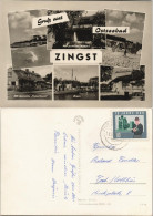 Zingst DDR Mehrbild-AK Ua. HO-Gaststätte Fischerklause, Hafen, Milchbar 1964 - Zingst