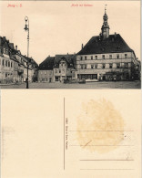 Ansichtskarte Penig (Mulde) Markt Und Rathaus 1913 - Penig