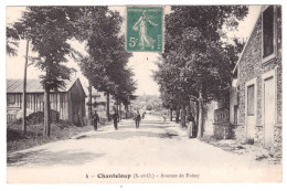 CHANTELOUP - Avenue De Poissy (carte Animée) - Chanteloup Les Vignes