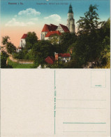Ansichtskarte Kamenz Kamjenc Partie An Der Hauptkirche 1917 - Kamenz