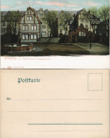 Ansichtskarte Friedberg (Hessen) Schloss Mit St. Georgsbrunnen 1908 - Friedberg