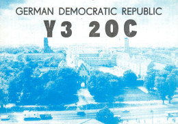 German Democtaric Republic Radio Amateur QSL Card Y32OC Y03CD 1983 - Radio Amateur