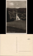 Ansichtskarte Bad Wiessee Kirche Und Stadt 1934 - Bad Wiessee