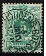 45  Obl  Houdeng-Gougnies  + 2 - 1869-1888 Liggende Leeuw